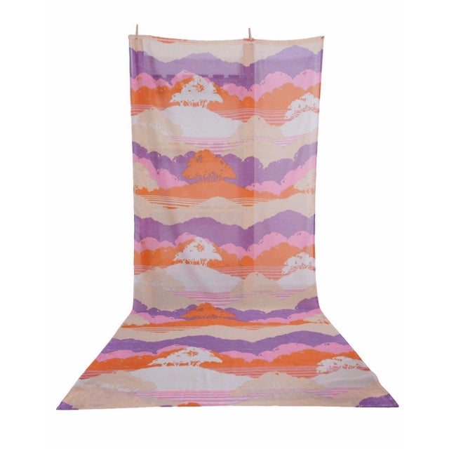 Mid-Century Modern Fabric Hills of Home Curtain by Jack Lenor Larsen, 1971, in Flawless conditions. Designed 1970 to 1979...