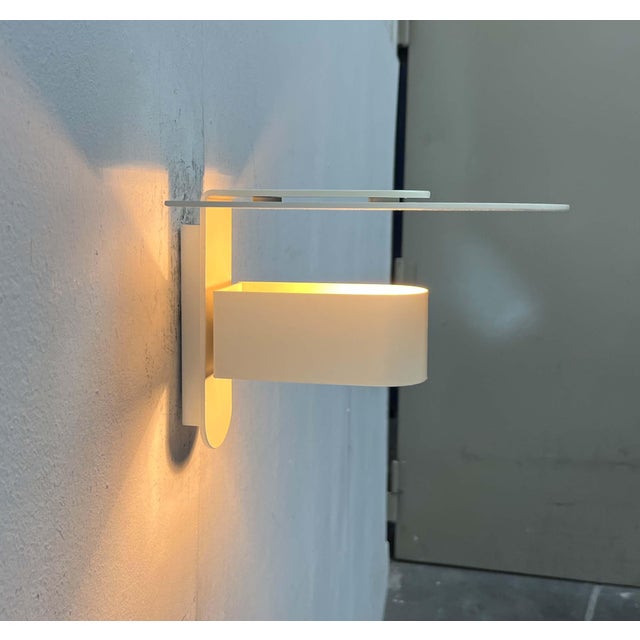 Mid-Century Modern Danish Minimalist Model 3020 Kasket Wall Lamp by Jørgen Klinkby for Lyskaer, 1960s For Sale - Image 13 of 18