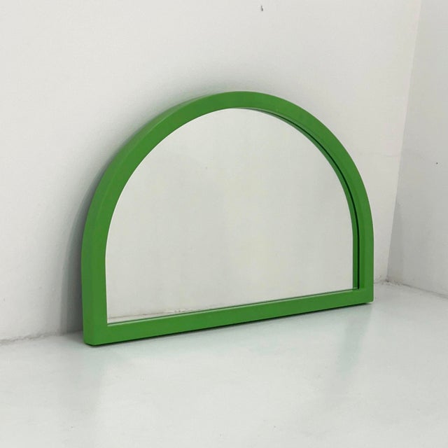 Green Frame Mirror by Anna Castelli Ferrieri for Kartell, 1980s, in Good conditions. Designed 1980 to 1989 This piece has...