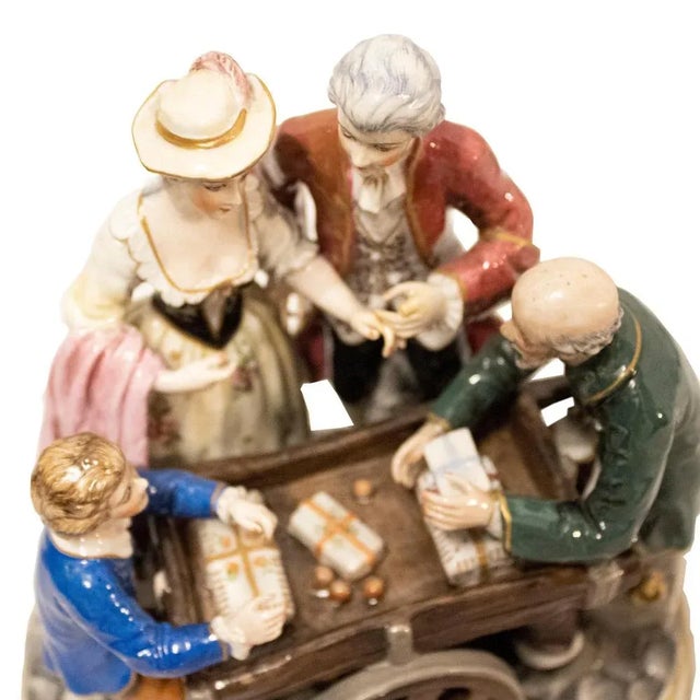 1950s 20th Century Enamelled Porcelain Decorative Sculpture by Artist Salvador Mallol, Spain, 1950s For Sale - Image 5 of 7