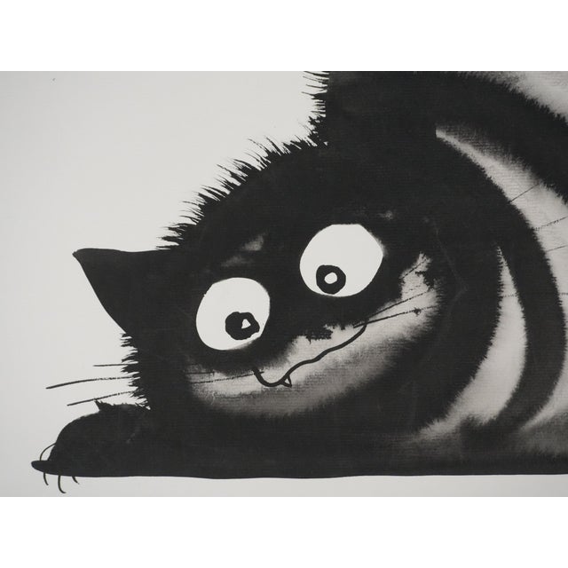 Laszlo Tibay, The Cat's Eyes, Ink and Wash For Sale - Image 3 of 9