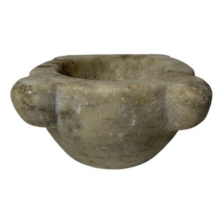 Antique Marble Mortar, 17th Century For Sale