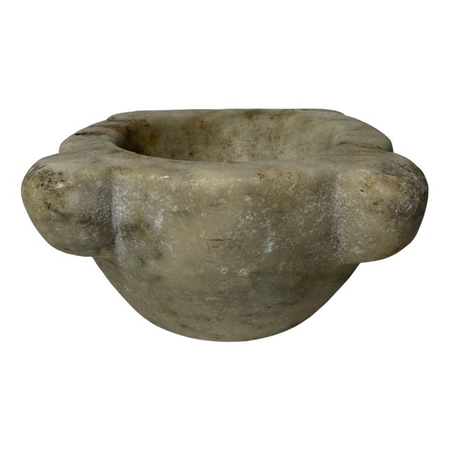 Antique Marble Mortar, 17th Century For Sale