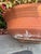 Ceramic Vintage California Terracotta Bowl Planter Gainey Saucer Sc-14, 24" For Sale - Image 7 of 10