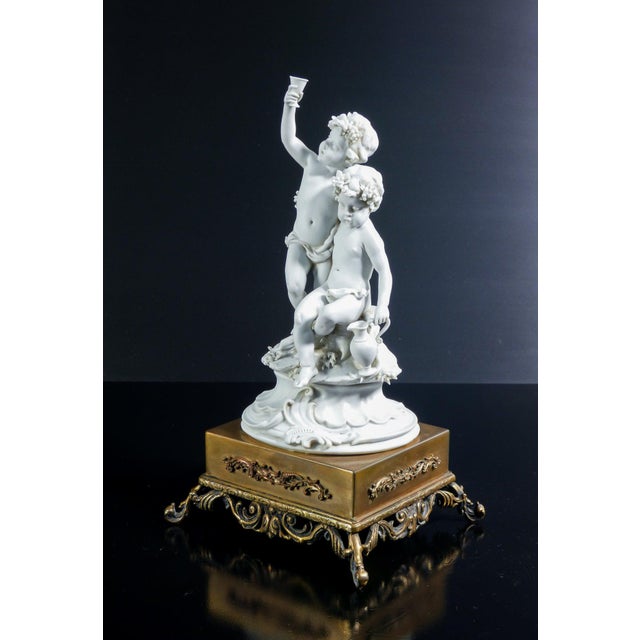 Biscuit Sculpture by Benacchio for Triad Bacchanalian Putti For Sale - Image 16 of 18