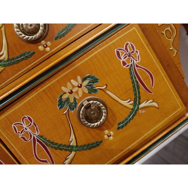Copper Vintage Edwardian Writing Desk For Sale - Image 8 of 12