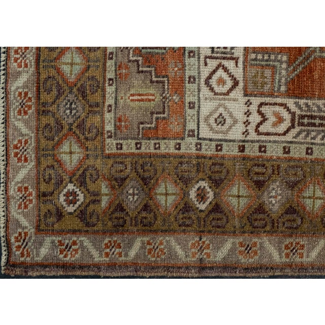 Turkish Vintage Rug 3'6" x 6'8" #16090 For Sale In Houston - Image 6 of 8