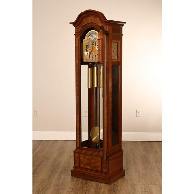 High Quality American Made Grandfather Clock By Herschede, Model Antiqua No. 525. This Tall Case Clock Features A Mahogany...