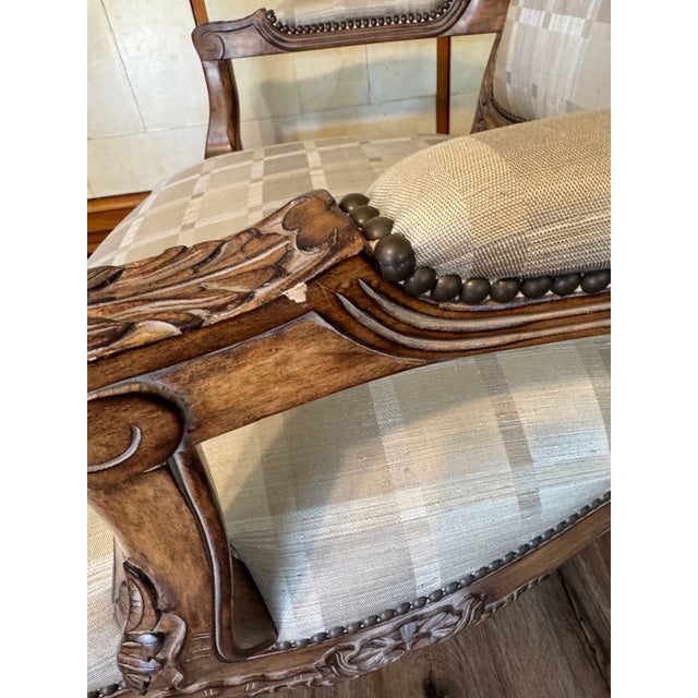 Pair of Monarch Lounge Chairs by Kreiss Collection For Sale - Image 10 of 17