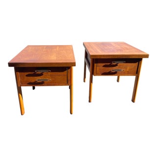 1960s Mid Century Lane Nightstands - a Pair For Sale