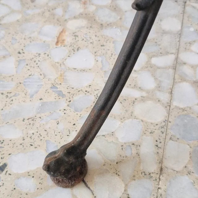 Antique Historicism Flower Pot Stand in Cast Iron For Sale - Image 5 of 10