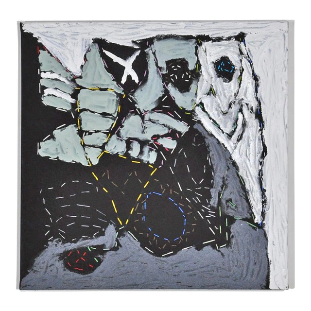 Untitled (P0549) Original Contemporary Painting by Shawn Sanders For Sale