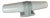 Model 6060 Wall Lamp in Grey by Sigvard Bernadotte for Ifö For Sale