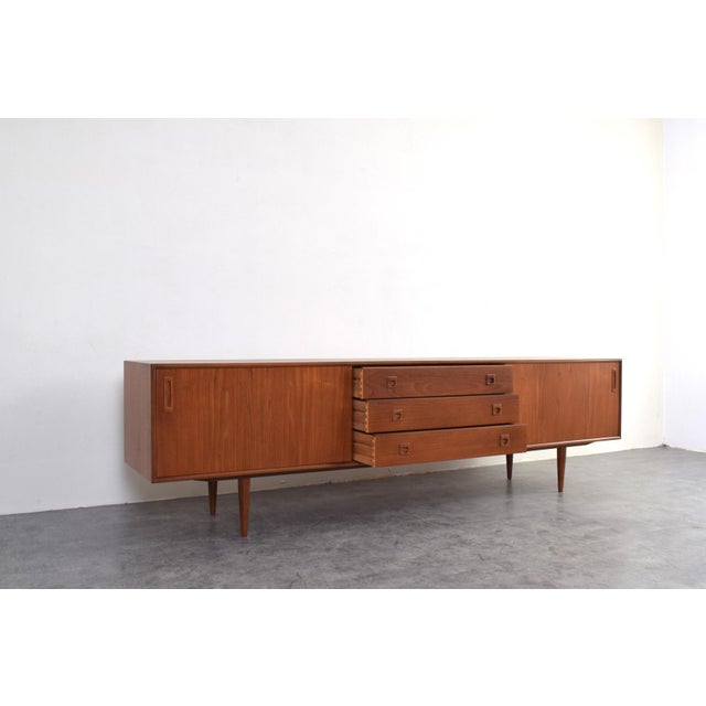 Mid-Century Danish Teak Sideboard, 1960s For Sale - Image 9 of 18