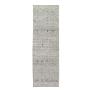 Pasargad DC Fine Hand Knotted Gabbeh Design Runner Rug For Sale
