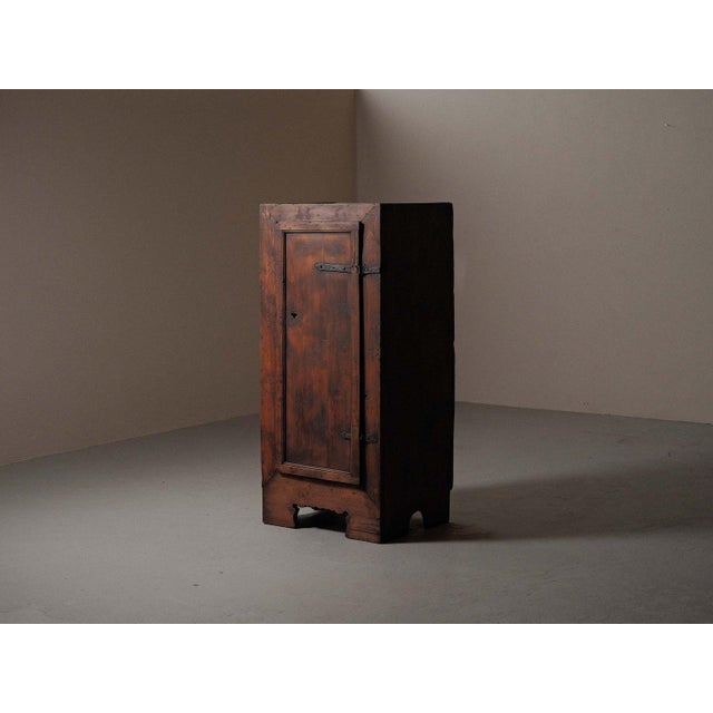 Alpine Folk Art Pine Wardrobe, Piedmont, Italy, 18th Century For Sale - Image 16 of 18