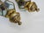 Metal Vintage Carriage Lantern Wall Sconces in Brass and Glass, 1960s, Set of 2 For Sale - Image 7 of 11