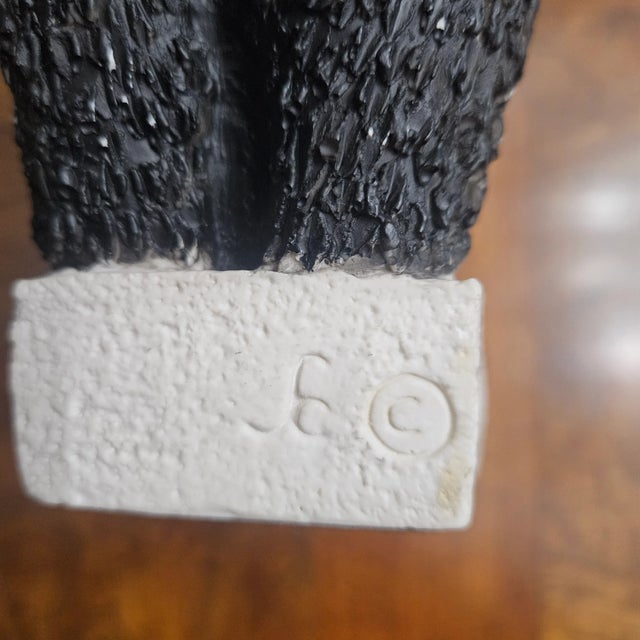 1960s Vintage Mid Century Signed Stone Panda by Marian Weisberg For Sale In Tampa - Image 6 of 7