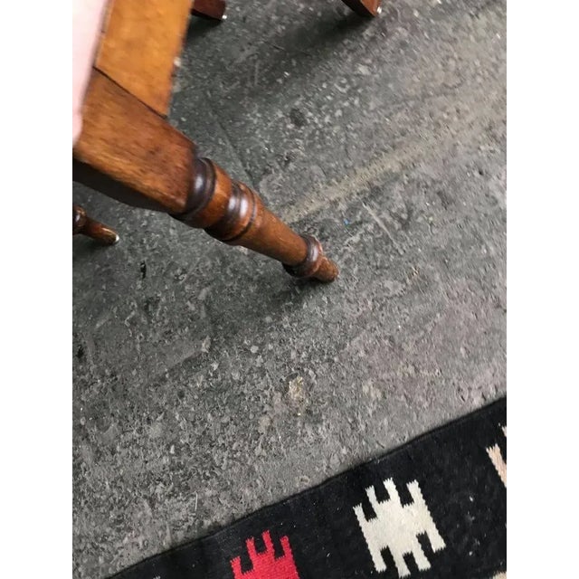 Antique French armchair in good original condition.