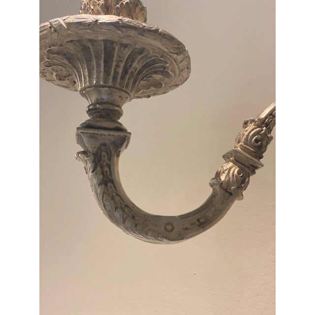 Neoclassical 1900s Caldwell Silver Plated Lion’s Head Sconces - Pair For Sale - Image 3 of 7