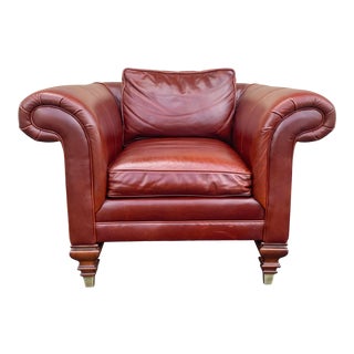 Ralph Lauren Leather Chair For Sale