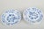 Meissen Blue Onion 4 salad plates. Set of four Meissen plates in the classic Zwiebelmuster (Blue Onion) pattern, hand-...
