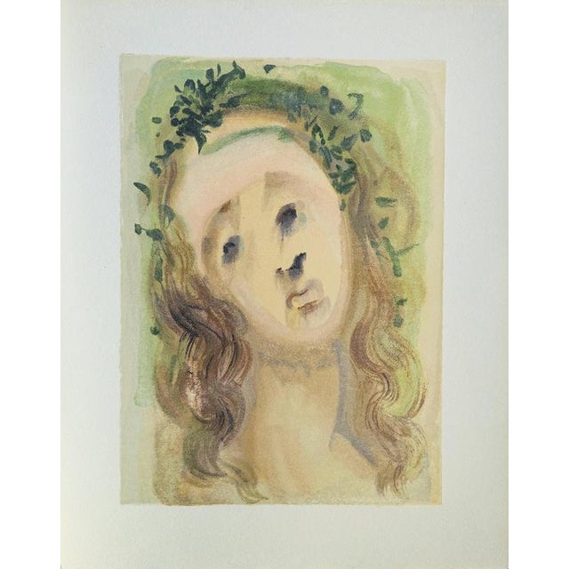 Salvador Dali, The Virgin of the Annunciation, Woodcut For Sale - Image 4 of 4