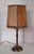 Brown Mid-Century Rustic Table Lamp with Brass Base and Handmade Leather Shade from Schröder & Co., 1960s For Sale - Image 8 of 8