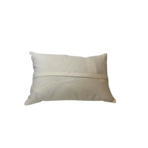 Light Blue Colorway Lumbar Sunbrella Pillow 15" x 6" x 23" Hidden Zipper in Back Knife Edge Finish Faux Down Poly Fill