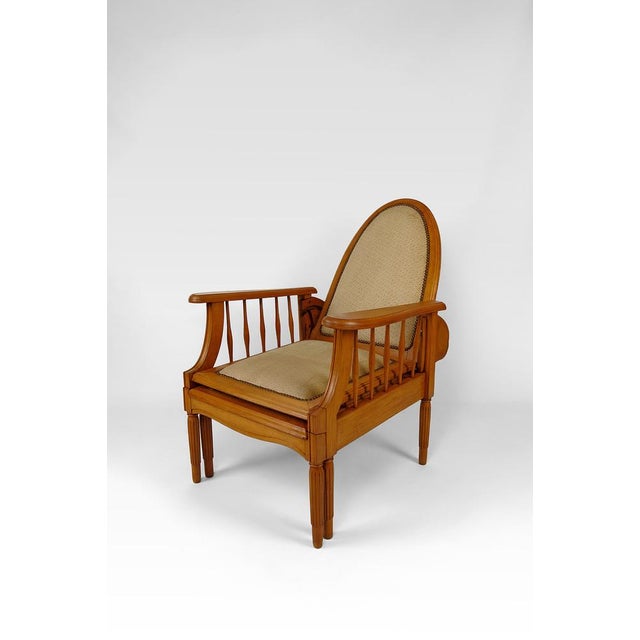 Wood Morris Lounge Chair in Beech, France, 1925 For Sale - Image 7 of 14