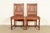 Mission Stickley Brothers Antique Mission Oak and Cane Arts & Crafts Side Chairs or Dining Chairs, Pair For Sale - Image 3 of 14