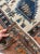 Antique Persian Serapi Diamond Textile in Terracotta, Sunset-clay & Indigo - 9.8 X 16 For Sale - Image 11 of 12