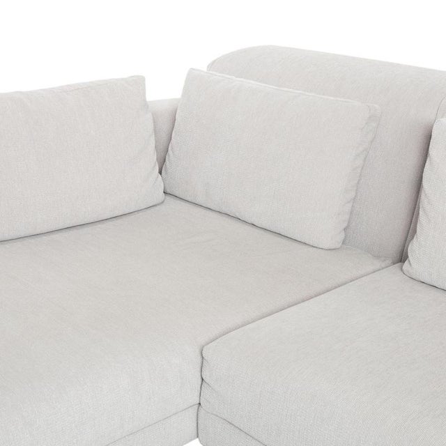 Moule Corner Sofa and Ottoman in Grey Fabric from Brühl, Set of 2 For Sale - Image 9 of 18