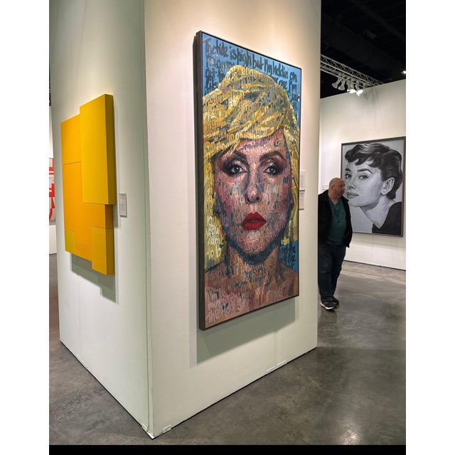 Realism Christina Major Oil on Canvas “Debbie Harry” by Christina Major 40 x 77 2025 For Sale - Image 3 of 6