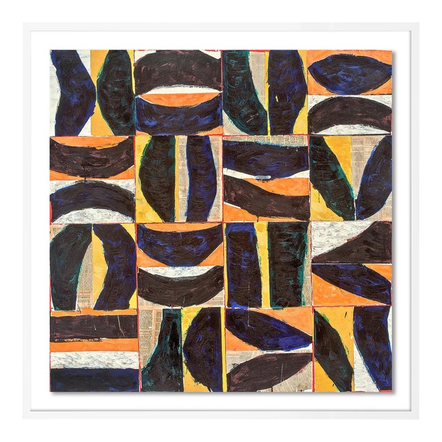 Le Bete Noire by Brad Ellis, Art Print in White Frame, Medium For Sale