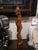 Overview A commanding, museum-grade Mid-Century Balinese modernist figurative sculpture standing at an imposing 21 inches....