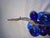 Great vintage grape cluster made with murano glass ball drops in various sizes.