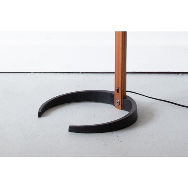 Mid-Century Modern Vintage Danish Teak Floor Lamp by Mads Caprani, 1970s For Sale - Image 3 of 6