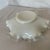 1960s 1960s Fenton Crystal Silver Crest Milk Glass, Double Ruffled Scalloped Rim Bowl For Sale - Image 5 of 10