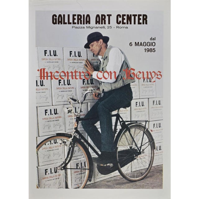 Beuys' Exhibition "meeting with Beuys" is a poster realized for the Marino Gallery - Galleria Art Center (in Piazza...