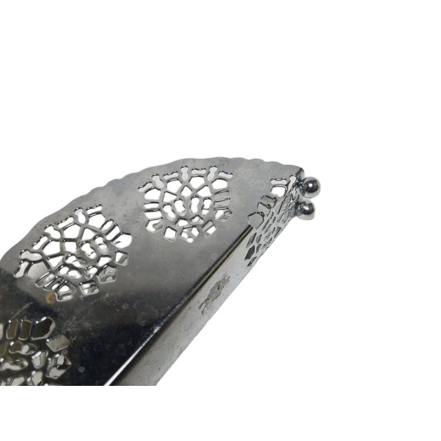 Silver Art Deco Napkin Holder, Poland, 1950s For Sale - Image 8 of 15