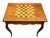 French Mid 20th Century Louis XV Style Marquetry Chess & Backgammon Game Table For Sale - Image 3 of 7