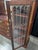 Traditional Solid Mahogany Entertainment Wall Unit With Leaded Glass Display Cabinets and 8 Drawers For Sale - Image 3 of 5
