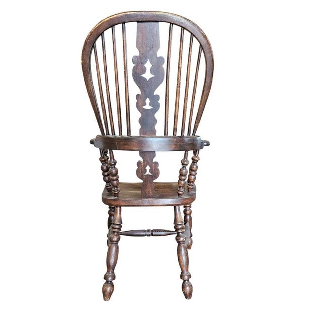 Large Yorkshire Broadarm Windsor Armchair For Sale - Image 11 of 18
