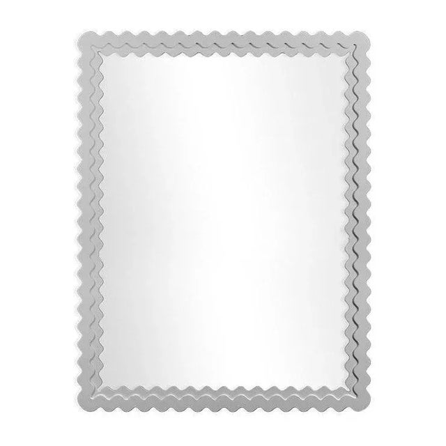 Contemporary Fleur Home Carnival Chaos Rectangle Mirror in Graytint, 24x36 For Sale - Image 3 of 3