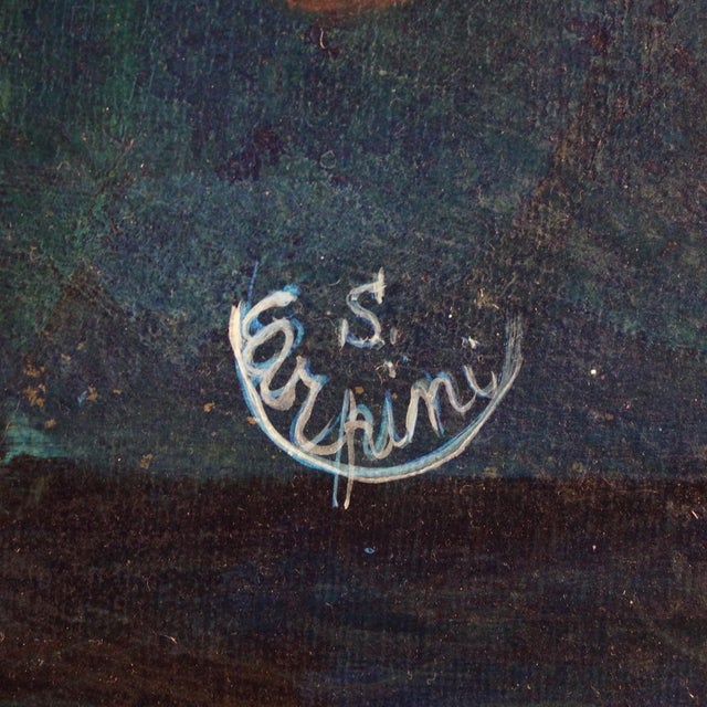 Simonetta Carpini, Masked Figures, 1980, Mixed Media For Sale - Image 7 of 16