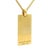 1990s Late 1990s Bulgari 18k Gold Bar Pendant Necklace – 19.5 Grams – Serial 2331 For Sale - Image 5 of 10