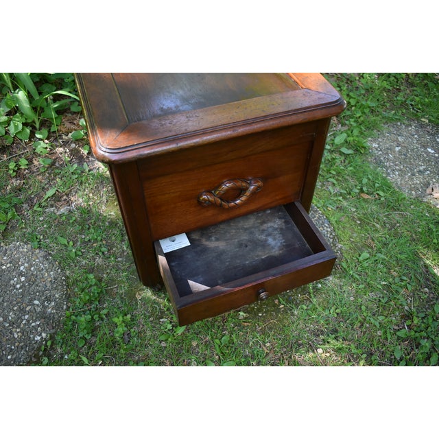 19th Century 19th Century English Mahogany Commode For Sale - Image 5 of 6
