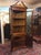 Brown Vintage Corner Cabinet, Burl Walnut and Curly Maple Cabinet For Sale - Image 8 of 11