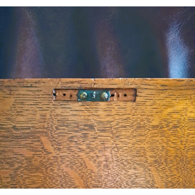 Late 19th Century Arts & Craft Brass and Oak Casket, England For Sale - Image 5 of 16
